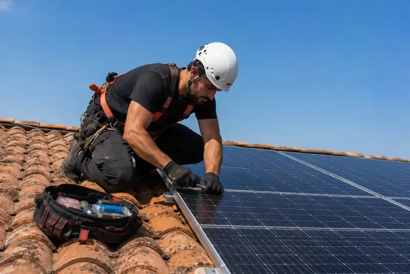 Maintenance et monitoring de panneaux solaires à Val-d'Aigoual