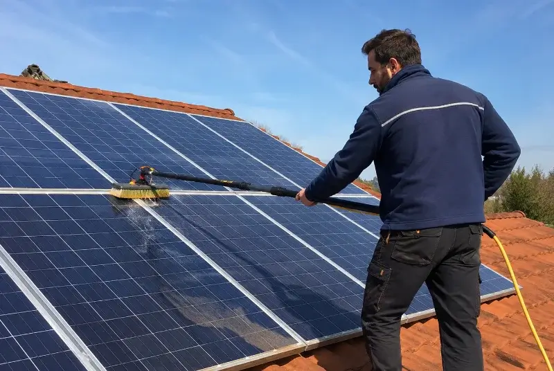 Nettoyage et entretien de panneaux solaires à Val-d'Aigoual